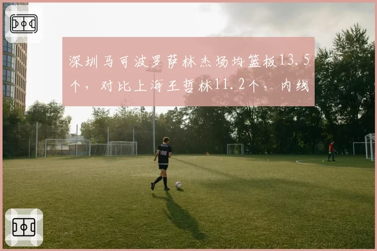 深圳马可波罗萨林杰场均篮板13.5个,对比上海王哲林11.2个,内线统治力对决